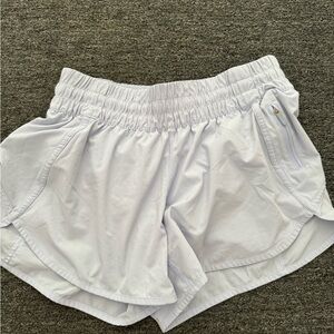 Lululemon ‘track that ‘ Periwinkle running shorts